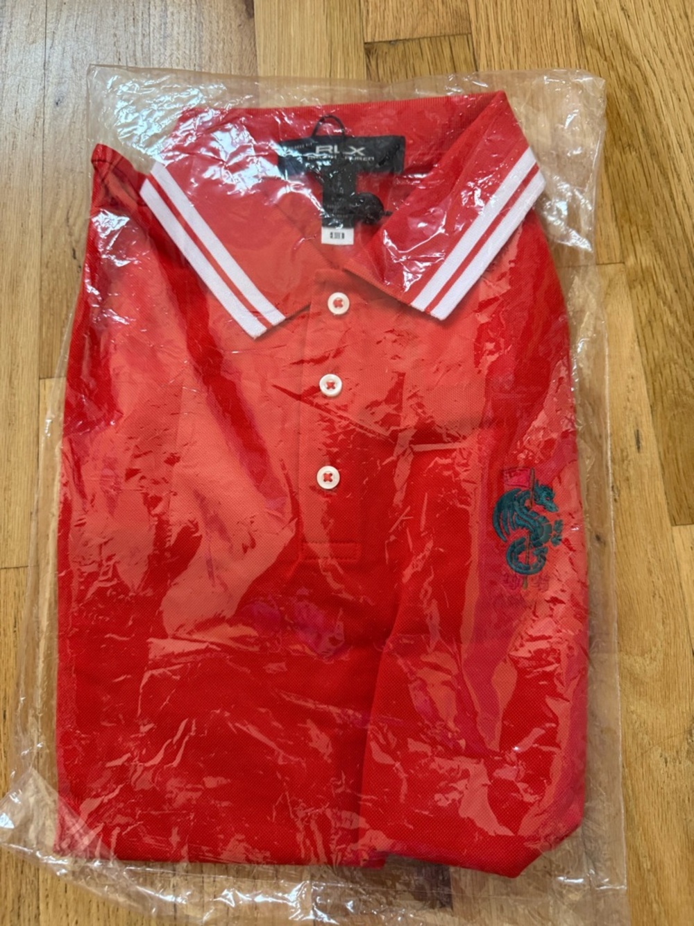 MONTEREY PENINSULA COUNTRY CLUB (MPCC) women’s red RLX golf polo SMALL